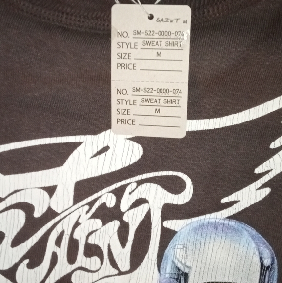 Saint Michael X Sorayama Sexy Robot Aerosmith Crewneck Sweatshirt - Picture 3 of 7